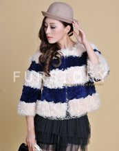 Load image into Gallery viewer, Real Lamb Fur and Rabbit Fur Coat Jacket Overcoat Ladies&#39; Top Dress 2016 New Women&#39;s Fur Fur Sotry FS13063