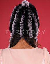 Load image into Gallery viewer, Women Beanies Real Rex Rabbit Fur Hat Ear Muffs Winter 13605