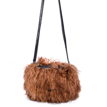 Load image into Gallery viewer, Shoulder Bag Real Fox Fur Bag Raccoon Fur Lamb Fur Handbag Totes FS14401