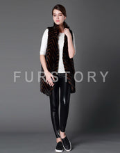 Load image into Gallery viewer, Plus Size Women&#39;s Real Mink Fur Vest Real Fur Vest Female 15217