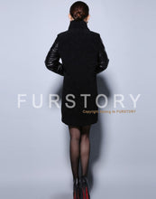 Load image into Gallery viewer, Natural Lamb Fur Coat Genuine Sheep Leather Full Sleeve Jacket