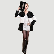 Load image into Gallery viewer, New Lamb Fur Coat Jacket Overcoat  Winter Overcoat In Fashion Interval Color Style Good Quality Lamb Fur FS13068