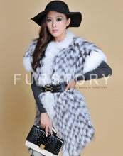 Load image into Gallery viewer, Natural Fox Fur Coat Overcoat Vest Jacket Womens&#39; Dress Ladies&#39; Top Dress