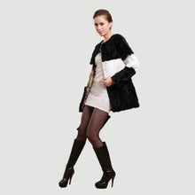 Load image into Gallery viewer, New Lamb Fur Coat Jacket Overcoat  Winter Overcoat In Fashion Interval Color Style Good Quality Lamb Fur FS13068