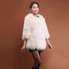 Load image into Gallery viewer, Women&#39;s Natural Fox Fur Coat Long Ladies&#39; Outwear Three Quarter