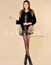 Load image into Gallery viewer, Winter Natural Fur Coat Female Pocket Decoration Women&#39;s Coat