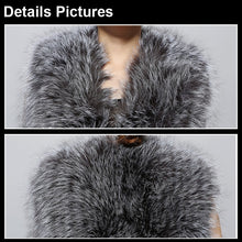 Load image into Gallery viewer, Women&#39;s Real Silver Fox Fur Vest Full Pelt  Zipper Style Natural Color