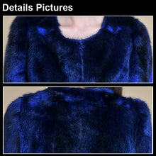 Load image into Gallery viewer, Women&#39;s Natural Fur Coat Long Version Light Camel Full Pelt Real Fur Coat Female