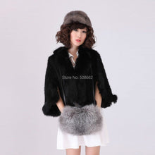 Load image into Gallery viewer, Shoulder Bag Real Fox Fur Bag Raccoon Fur Lamb Fur Handbag Totes FS14401