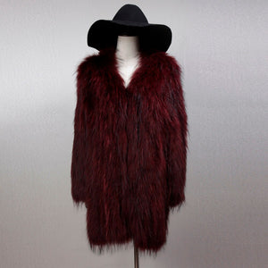 FS161204 Natural Fur Coat for Women Real Lamb Fur Jacket Fur Story