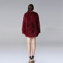 Load image into Gallery viewer, Women&#39;s Natural Fox Fur Coat Winter Full Sleeve Long Fox Fur Big Patches Real Fur Coat Female