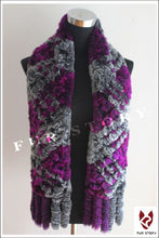 Load image into Gallery viewer, Scarfs for Women Real REX BIG Rabbit Fur Scarf Wrap Cape 050103