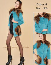 Load image into Gallery viewer, Winter Natural Fur Coat Female Pocket Decoration Women&#39;s Coat