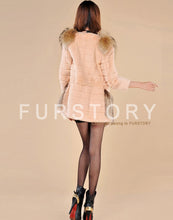 Load image into Gallery viewer, Winter Natural Fur Coat Female Pocket Decoration Women&#39;s Coat