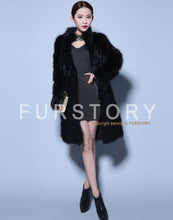 Load image into Gallery viewer, Natural Fox Fur Coat Lamb Fur Overcoat Top Quality Fur Jacket Women&#39;s Long Outwear