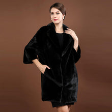Load image into Gallery viewer, Women&#39;s Genuine Mink Fur Coat Turn Down Collar Natural Fur Women Jacket 16063