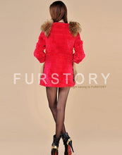 Load image into Gallery viewer, Winter Natural Fur Coat Female Pocket Decoration Women&#39;s Coat