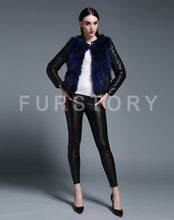 Load image into Gallery viewer, Winter Women&#39;s Raccoon fur Jacket with Genuine Sheep leather Sleeve 151220