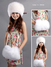 Load image into Gallery viewer, Shoulder Bag Real Fox Fur Bag Raccoon Fur Lamb Fur Handbag Totes FS14401