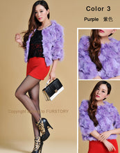 Load image into Gallery viewer, Real Fox Fur Coat Jacket Thick Fur Gilet Womens&#39; Dress Ladies&#39; Garment FS13052  Light Purple