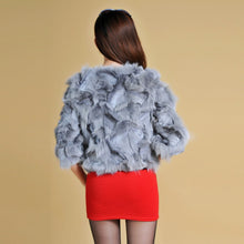 Load image into Gallery viewer, Real Fox Fur Coat Jacket Thick Fur Gilet Womens&#39; Dress Ladies&#39; Garment FS13052  Light Purple