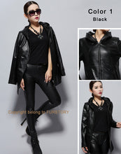 Load image into Gallery viewer, Genuine Sheep Leather Coat Top Quality Leather Jacket  Women Overcoat
