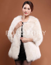 Load image into Gallery viewer, Women&#39;s Natural Fox Fur Coat Long Ladies&#39; Outwear Three Quarter