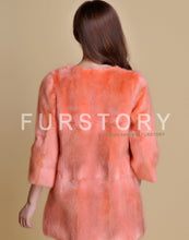 Load image into Gallery viewer, Women&#39;s Natural Fur Coat Long Version Light Camel Full Pelt Real Fur Coat Female
