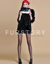 Load image into Gallery viewer, Real Lamb Fur Coat Overcoat Jacket  Long Version Ladies&#39; Top Garment Gilet Winter Dress White Fur Story FS13065