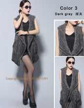 Load image into Gallery viewer, Natural Fur Vest Top Quality Authentic Mink Vest Female Natural Gilet Waistcoat