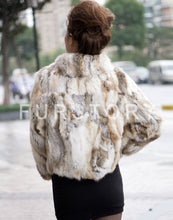 Load image into Gallery viewer, Women's Fur Coats True Natural Rabbit Coats Women's Winter Coats 010120