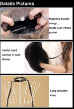 Load image into Gallery viewer, Shoulder Bag Real Fox Fur Bag Raccoon Fur Lamb Fur Handbag Totes FS14401