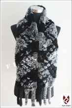Load image into Gallery viewer, Scarfs for Women Real REX BIG Rabbit Fur Scarf Wrap Cape 050103