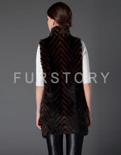 Load image into Gallery viewer, Plus Size Women&#39;s Real Mink Fur Vest Real Fur Vest Female 15217