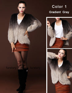 Real Mink Fur Coat Jacket Overcoat Womens' Dress Ladies' Dress Winter Coat Garment Top Dress FS13054