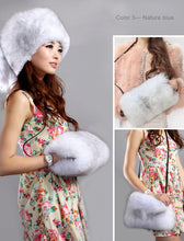 Load image into Gallery viewer, Shoulder Bag Real Fox Fur Bag Raccoon Fur Lamb Fur Handbag Totes FS14401