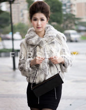 Load image into Gallery viewer, Women's Fur Coats True Natural Rabbit Coats Women's Winter Coats 010120
