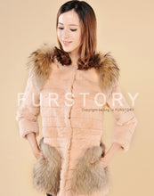 Load image into Gallery viewer, Winter Natural Fur Coat Female Pocket Decoration Women&#39;s Coat