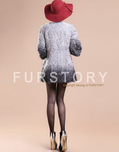 Load image into Gallery viewer, Real Lamb Fur Coat Jacket Overcoat Womens&#39; Dress Ladies&#39; Dress Winter Coat  Garment Top Dress Beatiful Color Fur Story FS13036