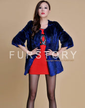 Load image into Gallery viewer, Women&#39;s Natural Fur Coat Long Version Light Camel Full Pelt Real Fur Coat Female