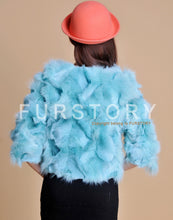 Load image into Gallery viewer, Real Fox Fur Coat Jacket Thick Fur Gilet Womens&#39; Dress Ladies&#39; Garment FS13052  Light Purple