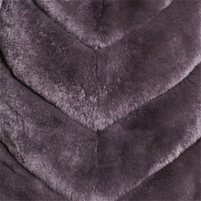 Load image into Gallery viewer, Women&#39;s Genuine Rabbit Fur Coat  Stand-up Collar Winter Overcoat Detachable 18136