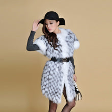 Load image into Gallery viewer, Natural Fox Fur Coat Overcoat Vest Jacket Womens&#39; Dress Ladies&#39; Top Dress