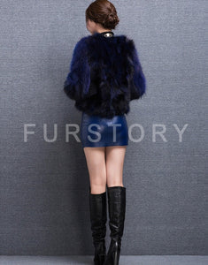 Women's Winter Coat Raccoon Real Fur Coats Female Round Collar Women Jackets 15160