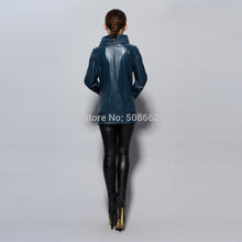 Load image into Gallery viewer, Genuine Sheep Leather Coat Top Quality Leather Jacket  Women Overcoat