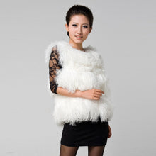 Load image into Gallery viewer, Rabbit  Lamb Fur Vest Waistcoat Coat Jacket Ladies&#39; Garment 5colors