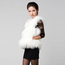 Load image into Gallery viewer, Rabbit  Lamb Fur Vest Waistcoat Coat Jacket Ladies&#39; Garment 5colors