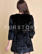 Load image into Gallery viewer, Women&#39;s Natural Fur Coat Long Version Light Camel Full Pelt Real Fur Coat Female
