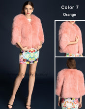 Load image into Gallery viewer, Winter Women&#39;s Real Fox Fur Coat Three Quarter Sleeve Furry Jackets