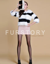 Load image into Gallery viewer, Real Lamb Fur and Rabbit Fur Coat Jacket Overcoat Ladies&#39; Top Dress 2016 New Women&#39;s Fur Fur Sotry FS13063